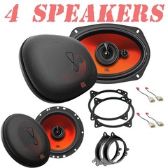 JBL 6×9″ 560W Rear & 6.5″ 400W Front Door Speakers for 2003-2013 Toyota Corolla