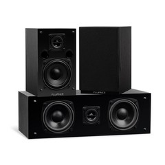 Fluance Elite Home Theater 5.1 Speaker System – Black Ash