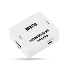 NEW HDMI Input Mini HDMI2HDMI Audio Converter HDMI Extractor Splitter 3.5mm Out