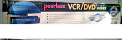 Peerless PM-47 Black VCR/DVD Mount, Adjustable Height and Width, Solid Steel NOS