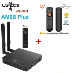 AM6B plus Amlogic S922X-J Android 9 Smart TV Box 4GB DDR4 32GB Wifi 6 1000M BT5.
