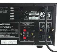 Mitsubishi M-VR400 Stereo AM/FM AV Receiver 5.1 Dolby Surround 240W No Remote