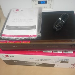 LG RC897T VCR/DVD Recorder Combo 1080P HDMI Output w/Cables TESTED ” NO REMOTE “