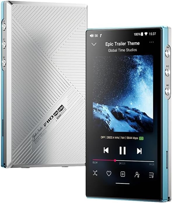 FiiO JM21 Android 13 Hi-Res Music Player MP3 with Snapdragon 680 (Sky Blue)