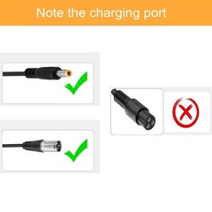 42V Charger Adapter Cord for HYA02 37V 2.0Ah Power Supply Battery