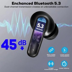 Wireless Bluetooth 5.3 Headset TWS Earphones Earbuds Stereo Headphones Ear Hook