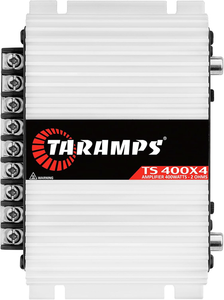 Taramps TS 400X4 400 Watts RMS 4 Channels Full Range Car Audio Amplifier, 2 Brid