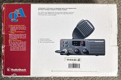 New Radio Shack #19-1210 Business Band Mobile Transceiver CTCSS VHF-FM 2 Channel