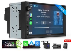 CarPlay Android Auto 14 Radio 2DIN 7″ Touchscreen GPS WiFi6 Bluetooth DSP Stereo