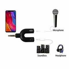 (2-Pack) 3.5mm Stereo Audio Male to 2 Female Headphone Splitter Cable Adapter