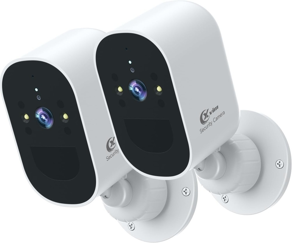 2/4PK 1080P Solar Camera Wireless WiFi Solar Power Battery Camera System Outdoor