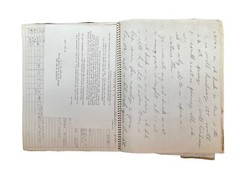 Vintage The Log of Amateur Radio Station 1948 40’s PLUS Several Letters US Mars