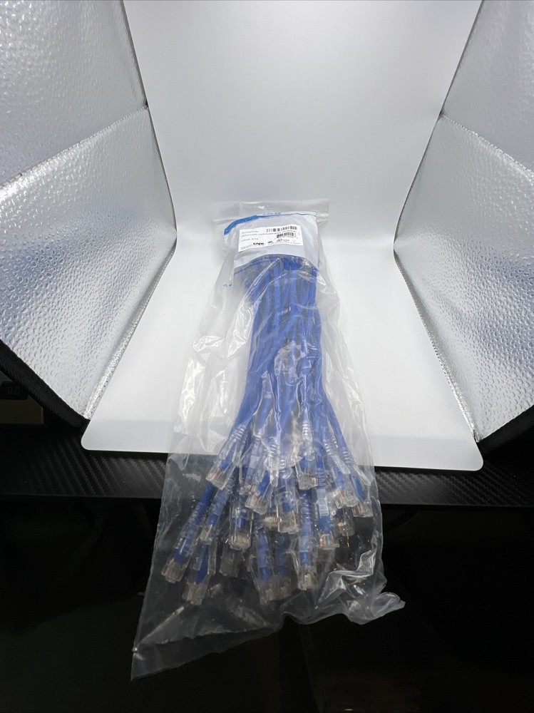ICC ICPCSF01BL Patch Cord Cat6 Clear Boot 1′ 25Pk Bl Blue