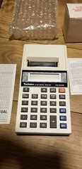 Technico10-Digit Hand-Held Printer Desk-Top Feature Full Memory Vintage PD-2006