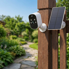 XVIM WiFi Solar Wireless Home Camera Security System Outdoor Camera 2K Monitor