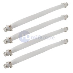 4x FLAT F type RG6 RG59 CABLE COAXIAL COAX RG 6 RG 59 FTA RV LNB SATELLITE 8 in