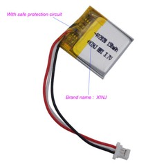 2pcs 3.7V 150mAh Li-Polymer Li Battery 402020 JST-SH 3Pin 1.0 For DashCam GPS