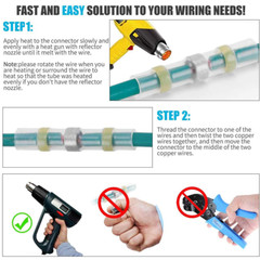 500/160PCS Waterproof Solder Stick Seal Sleeve Heat Shrink Butt Wire Connectors