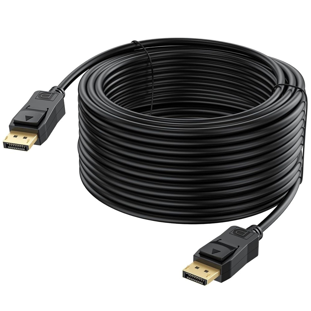 50FT 15.2m 4K DisplayPort To DP Cable Cord 4K@30Hz 2K 1080P@60Hz Monitor PC