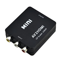 LOT RCA to HDMI Converter Adapter AV 1080P For TV Audio Video Composite AV2HDMI