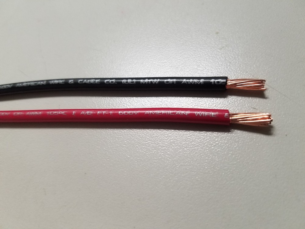 10 GAUGE WIRE RED & BLACK 10 FT EA PRIMARY AWG STRANDED PURE COPPER POWER REMOTE
