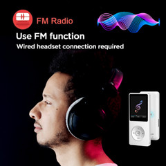 Portable Bluetooth MP4 MP3 Player 16G HIFI Music Speaker Media FM Radio Recorder
