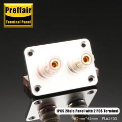 Aluminum Binding Post Speaker Box Banana Jack Socket Plate Banana Plug Connector