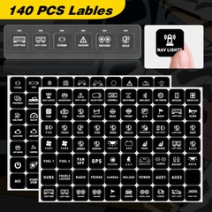 Wireless 6Gang Switch Panel LED Light Bar Circuit Control Box Car RV Boat Marine