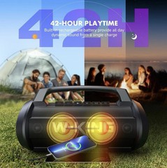 W-KING D10 Portable Speaker Bluetooth Wireless 120W Max Loudest&70W Deep Bass