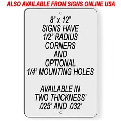 Property Protected By Video Surveillance Security Camera Metal Sign 5″ x 7″