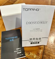 Topping D90SE ES9038PRO XLR Balanced DAC MQA 32bit 768kHz (D90)