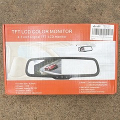 EWAY 4.3″ TFT LCD Rear View Mirror Monitor MD0004-0001 with Mounting Bracket
