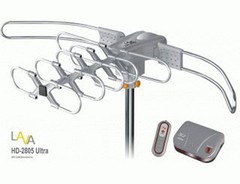 LAVA UHF/VHF Outdoor HD TV Antenna with Motor Rotor HD-2805