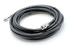 HD SDI Cable – Black Coaxial BNC Male to Male 20ft – 75 Ohm 3Gbps