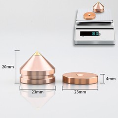8Pcs HIFI Audio Speaker Isolation Feet Floor Nails Turntable Stand Foot Pad M23
