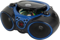 Portable CD Player W/ AM/FM Stereo Radio Blue/Black