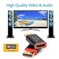 High Speed Active 4K DP Display Port To HDMI Adapter DisplayPort AV Converter a