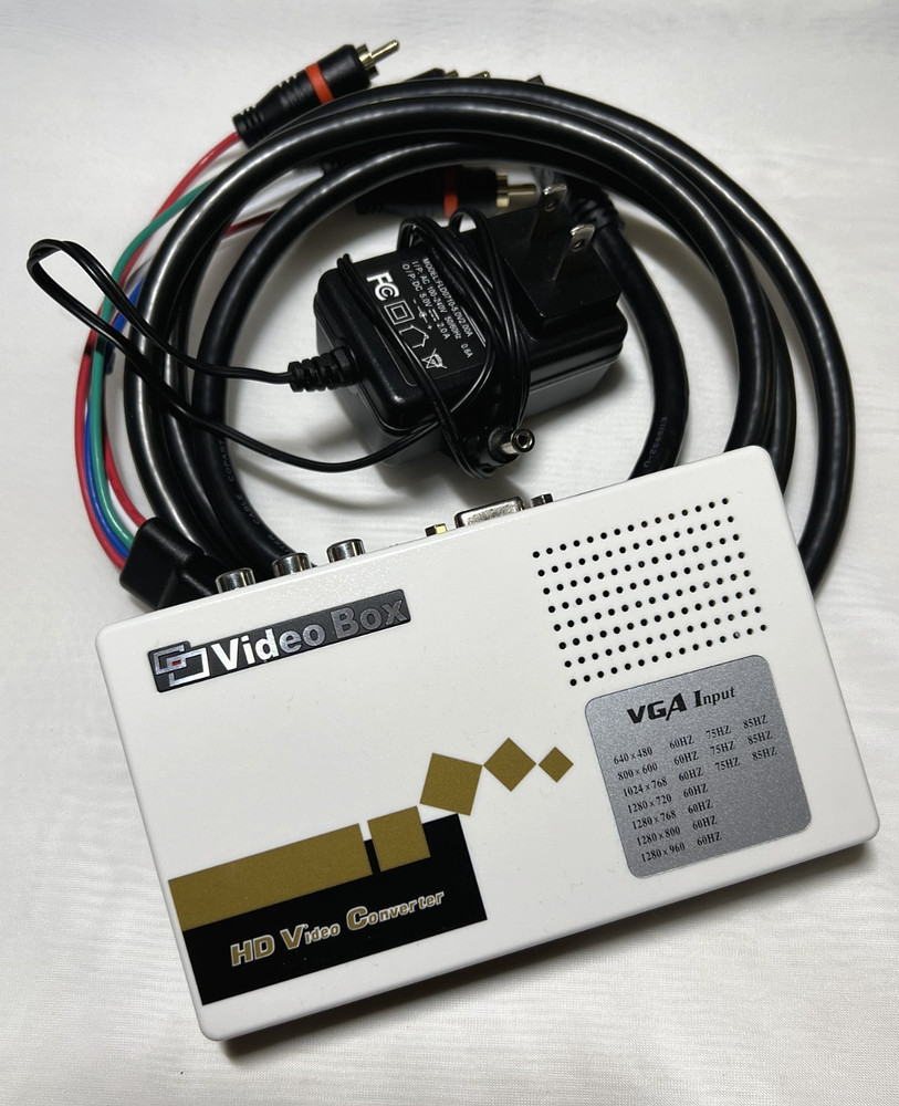 Analog to Digital Video Converter – VGA, Pr Pb Y to HDMI w/Cable