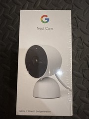 Google Nest Security Indoor Wired Camera 2nd Generation Night Vision w/ Alerts