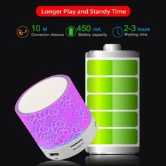 Speaker Mini Bluetooth Wireless iOS or Android Super Bass Camping USA Seller