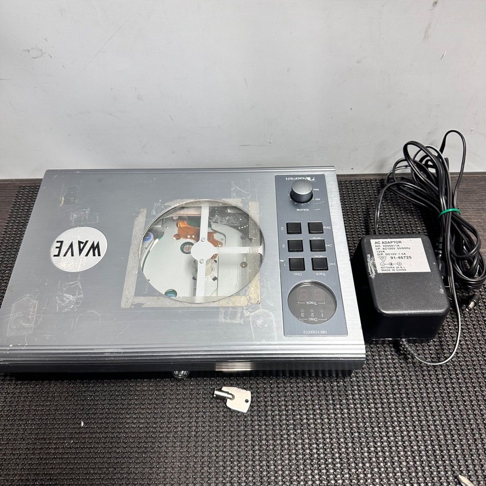 Nakamichi MB-K300S Three Disc CD Player Shop Demo Unit Lockable Key Fully Works
