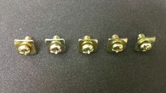 5pcs 5mm Amplifier Terminal Screws Square Washer POWER GROUND SPEAKER Amp Screw