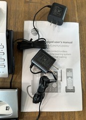 AT&T Dect 6.0 Expandable Cordless Phone System CL84215 W/Digital Answering