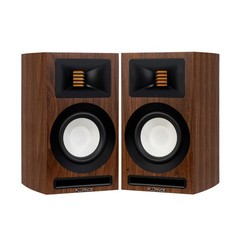 Fluance Ri71 Powered Bookshelf Speakers with AMT Tweeters, 5″ Drivers, 120W Amp