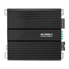 Uimoso Monoblock Car Audio Amplifier 1200W RMS Class D 1 Ohm Power Compact Amp