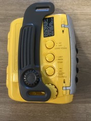 🔥 Sony Walkman WM-FS111 Sports Yellow Cassette Player -New Belt- Reconditioned