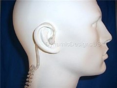 NEW Acoustic Tube Listen Only 2.5 mm Ear Piece for Speaker Shoulder Microphone