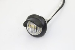 LED Convenience Courtesy or License Plate Light – Mini Round Hooded LED – 3/4″ D
