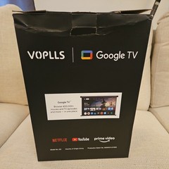 【Official Licensed Google TV】4K Smart Projector with Wifi and Bluetooth, Outdoo