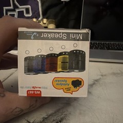 WS-887 Mini Speaker USB Cylinder Mobile Phone Call Black Blue Red Yellow Gray